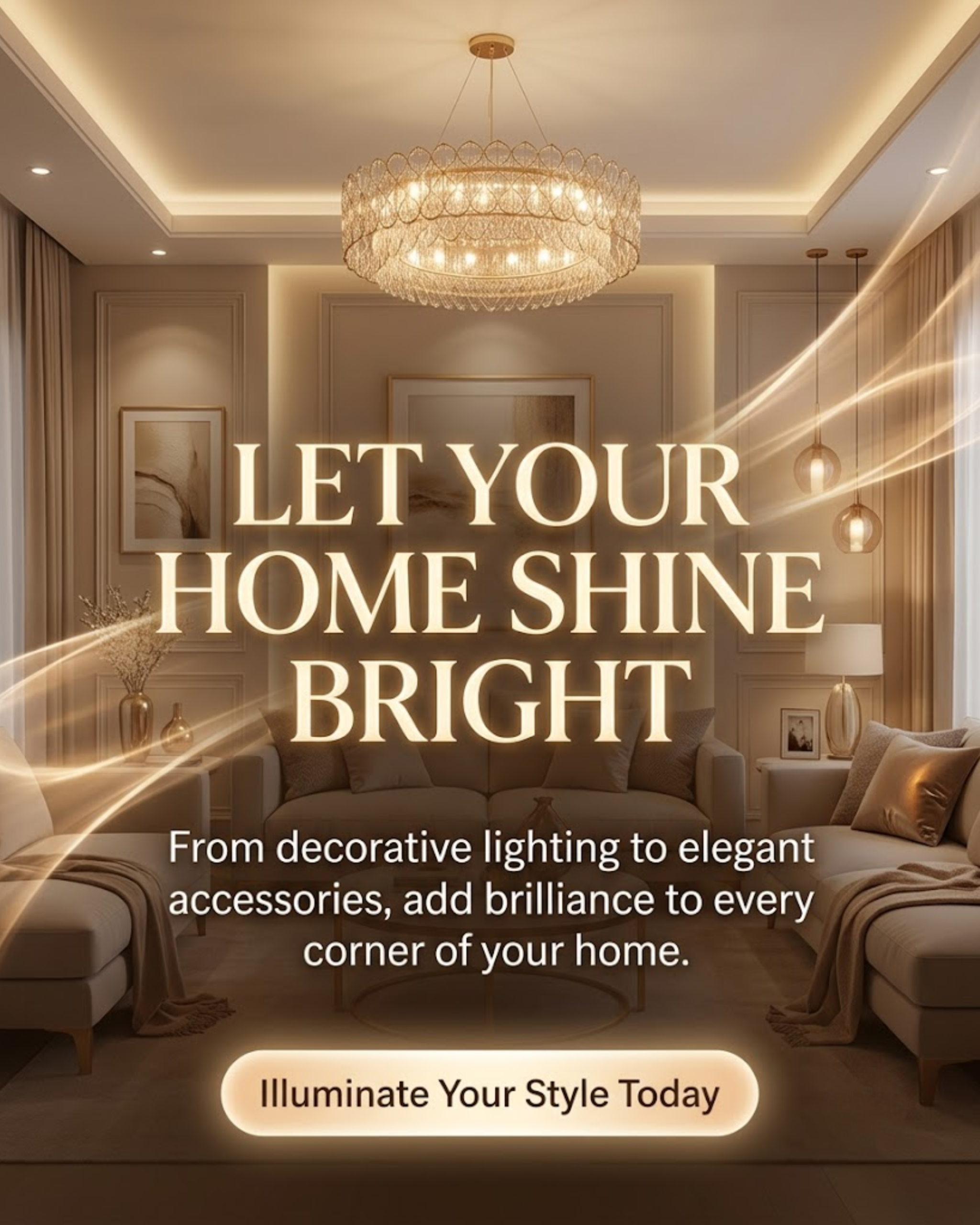 Cozy home decor brand ambience content for home decor brand social media automation