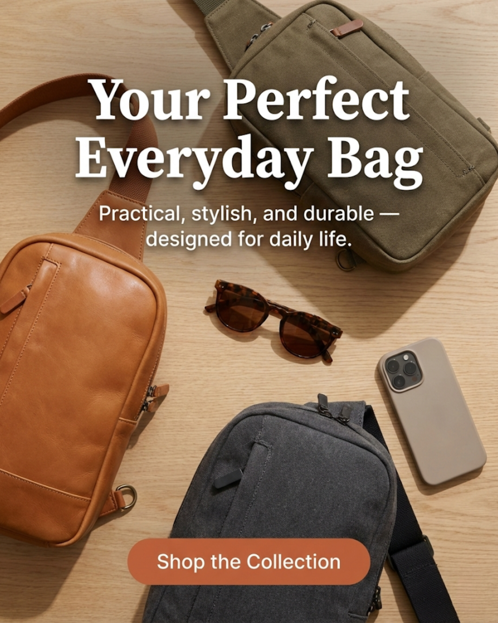 Leather wallets and accessories content