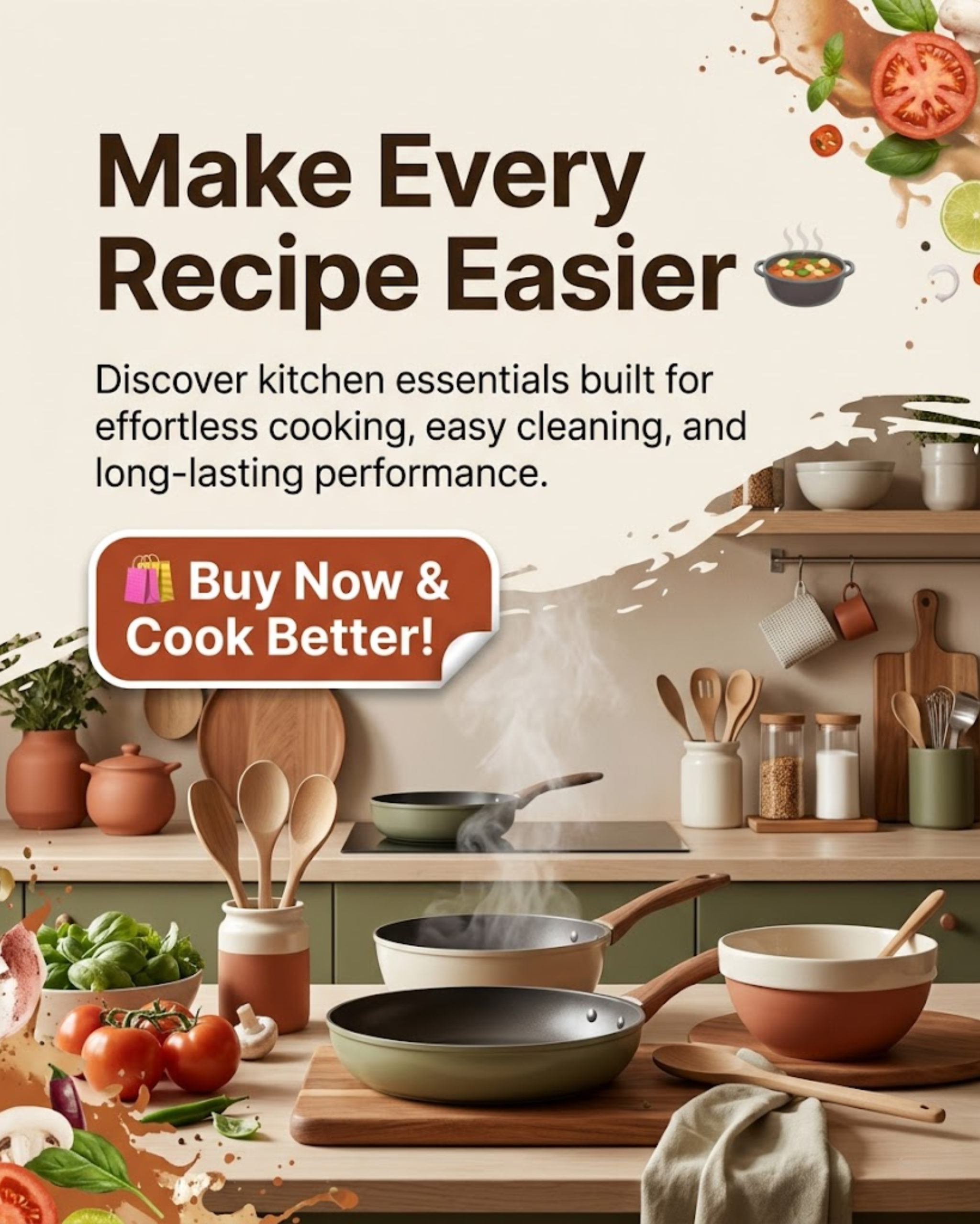 Weekend kitchenware sale content for kitchenware social media automation