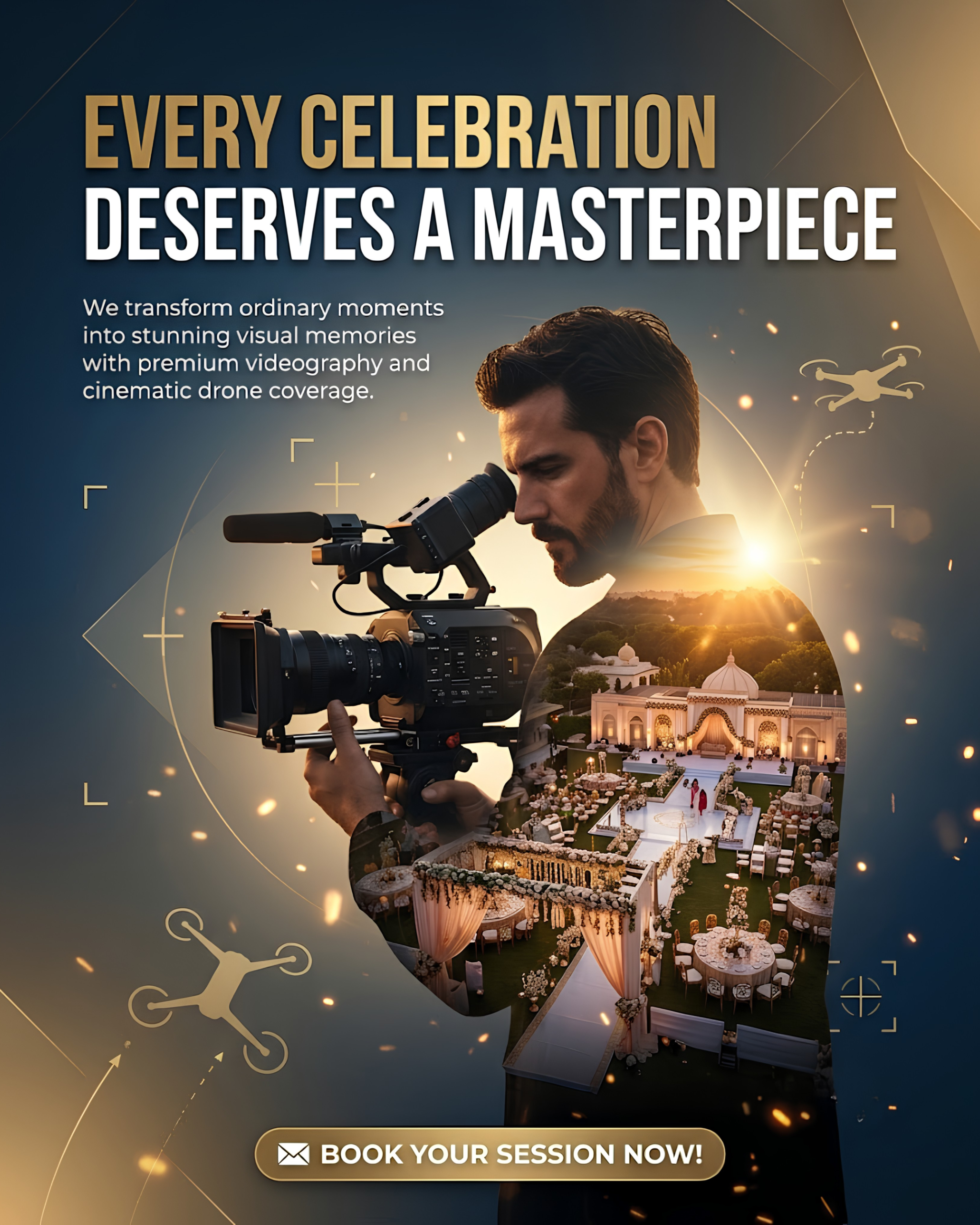 Cinematic real estate video walk-through for agency