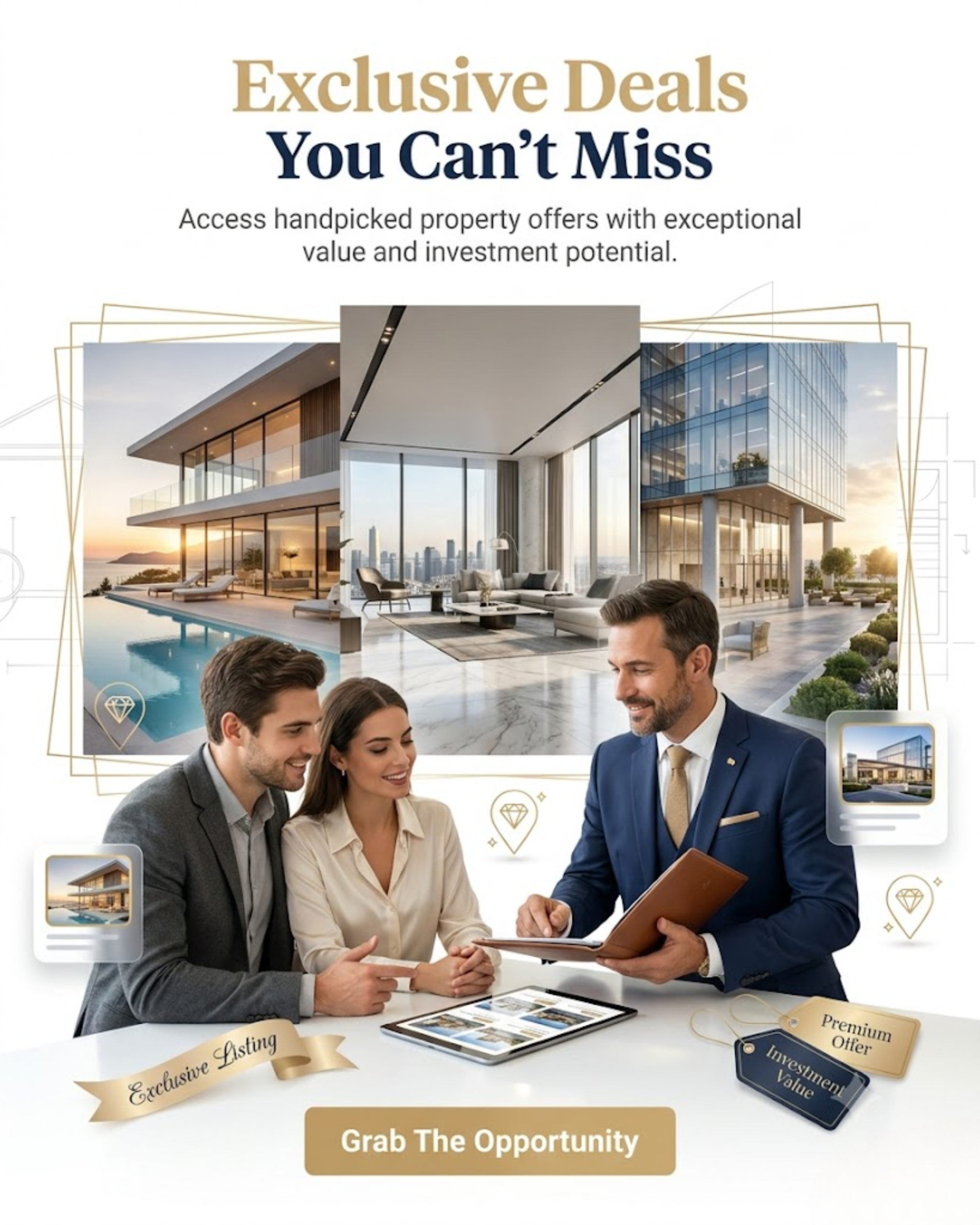 Luxury Property Promotion content for Property Consultant social media automation