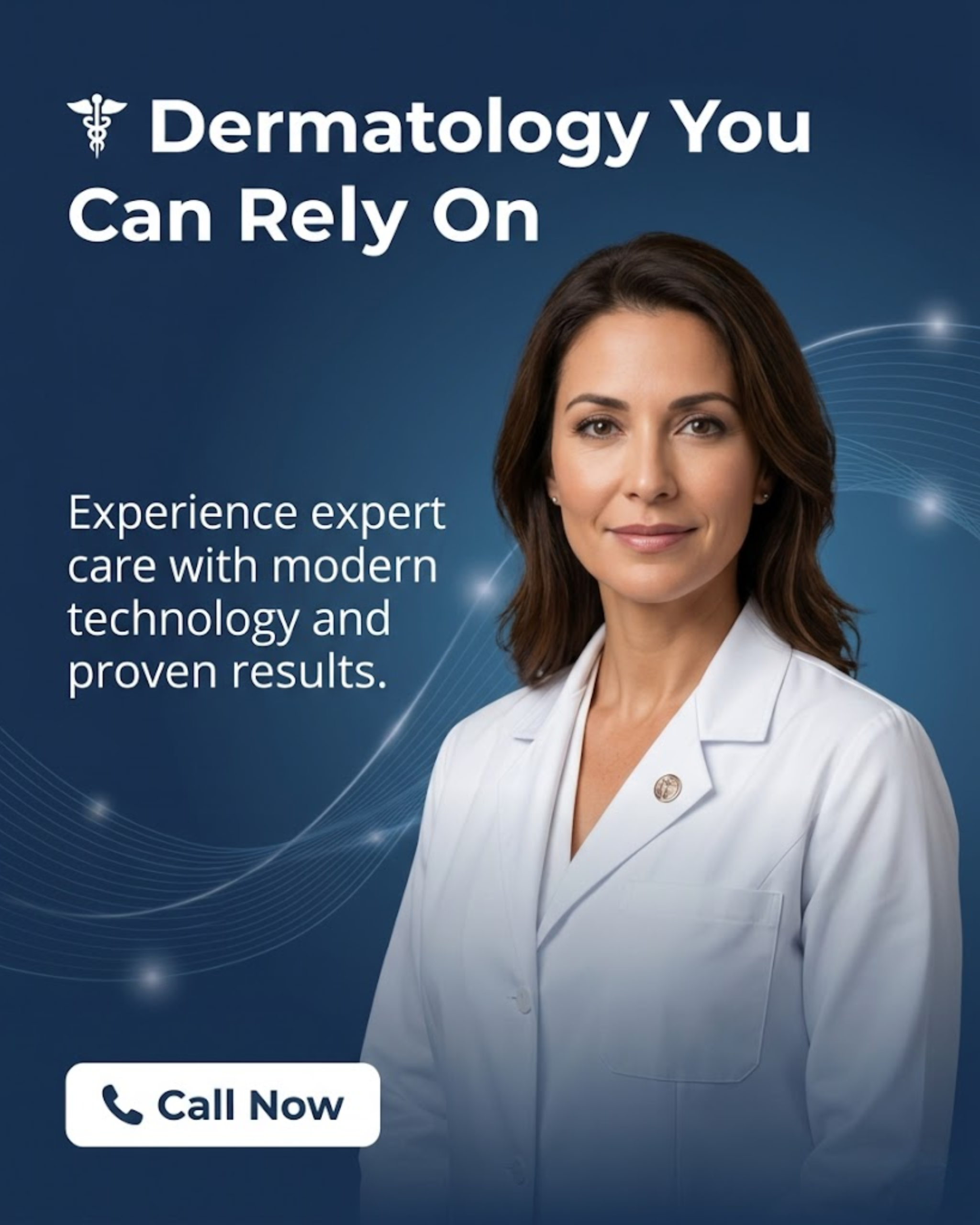 Clinical acne scar treatment services for dermatologist social media automation