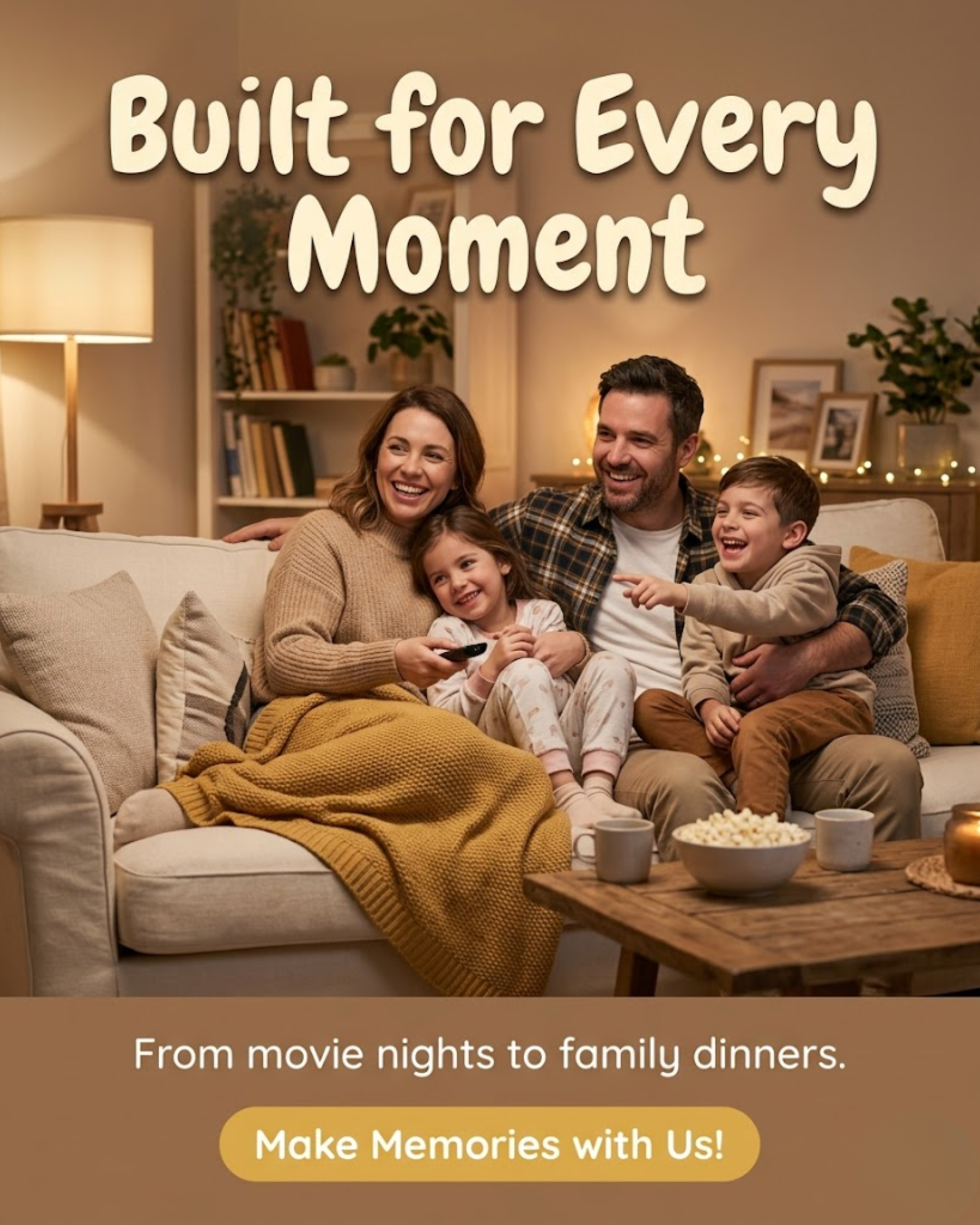 Home styling content for furniture store social media automation