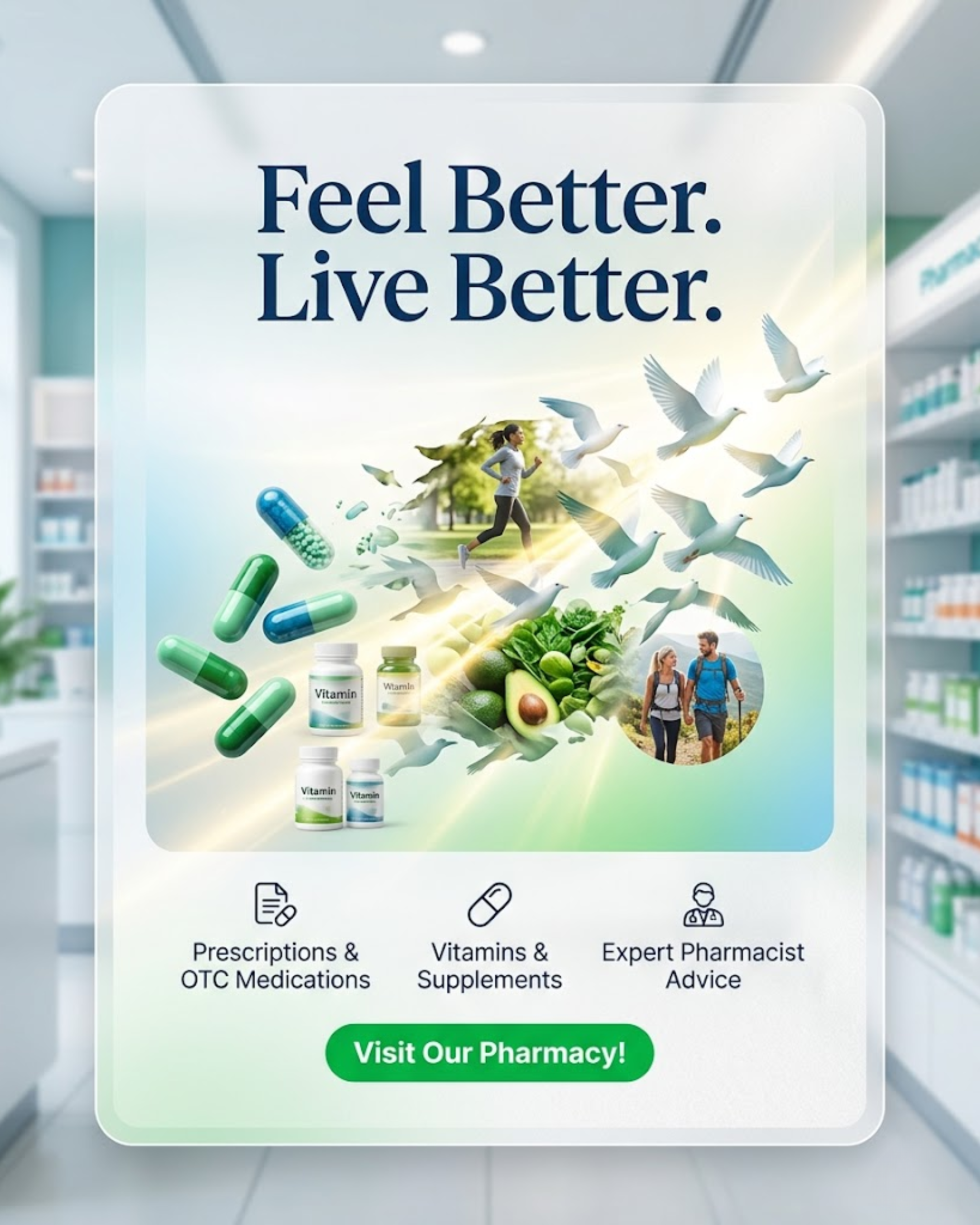 Baby care hygiene essential products for pharmacy social media automation