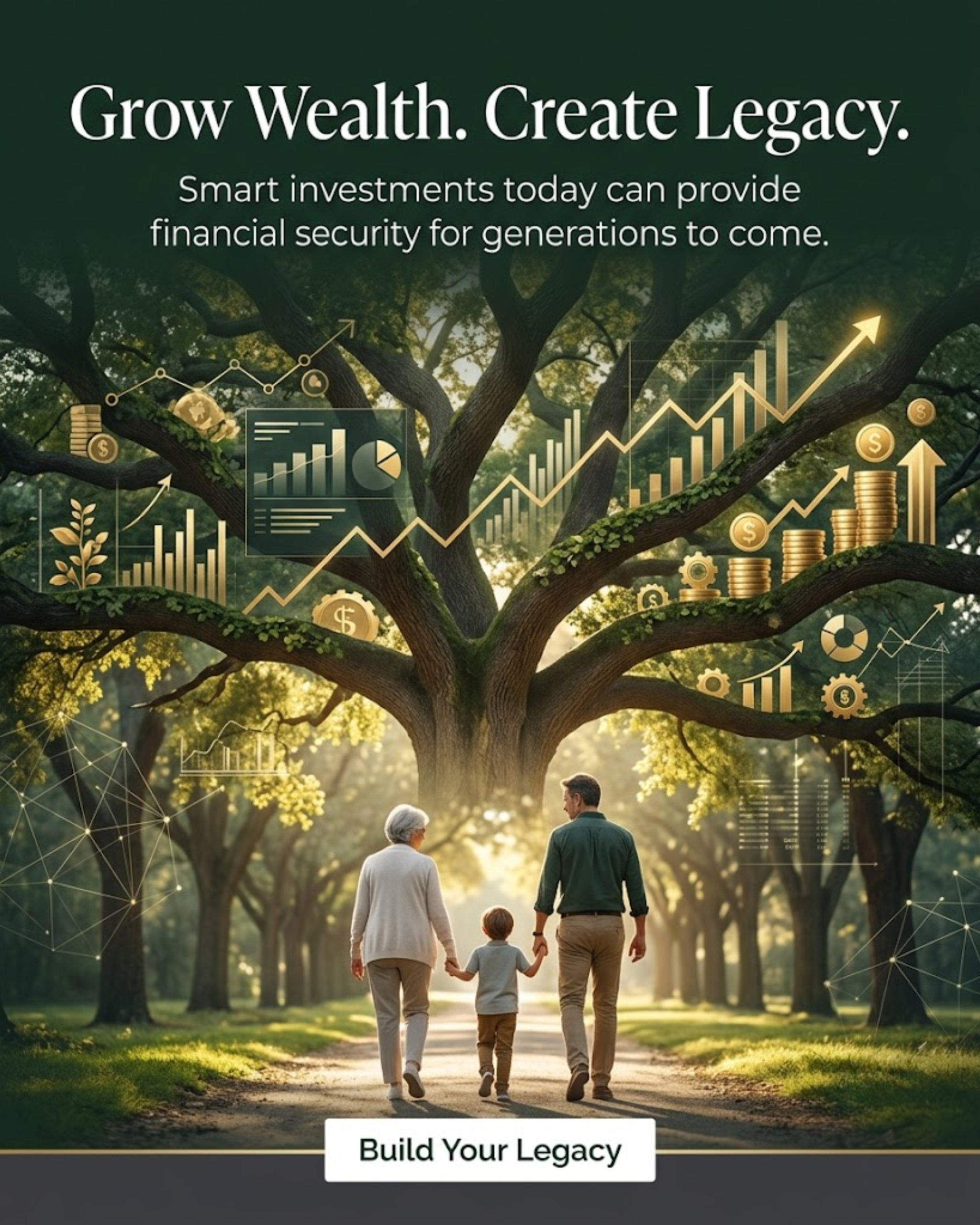 Wealth Building Content content for Mutual Fund Advisory social media automation