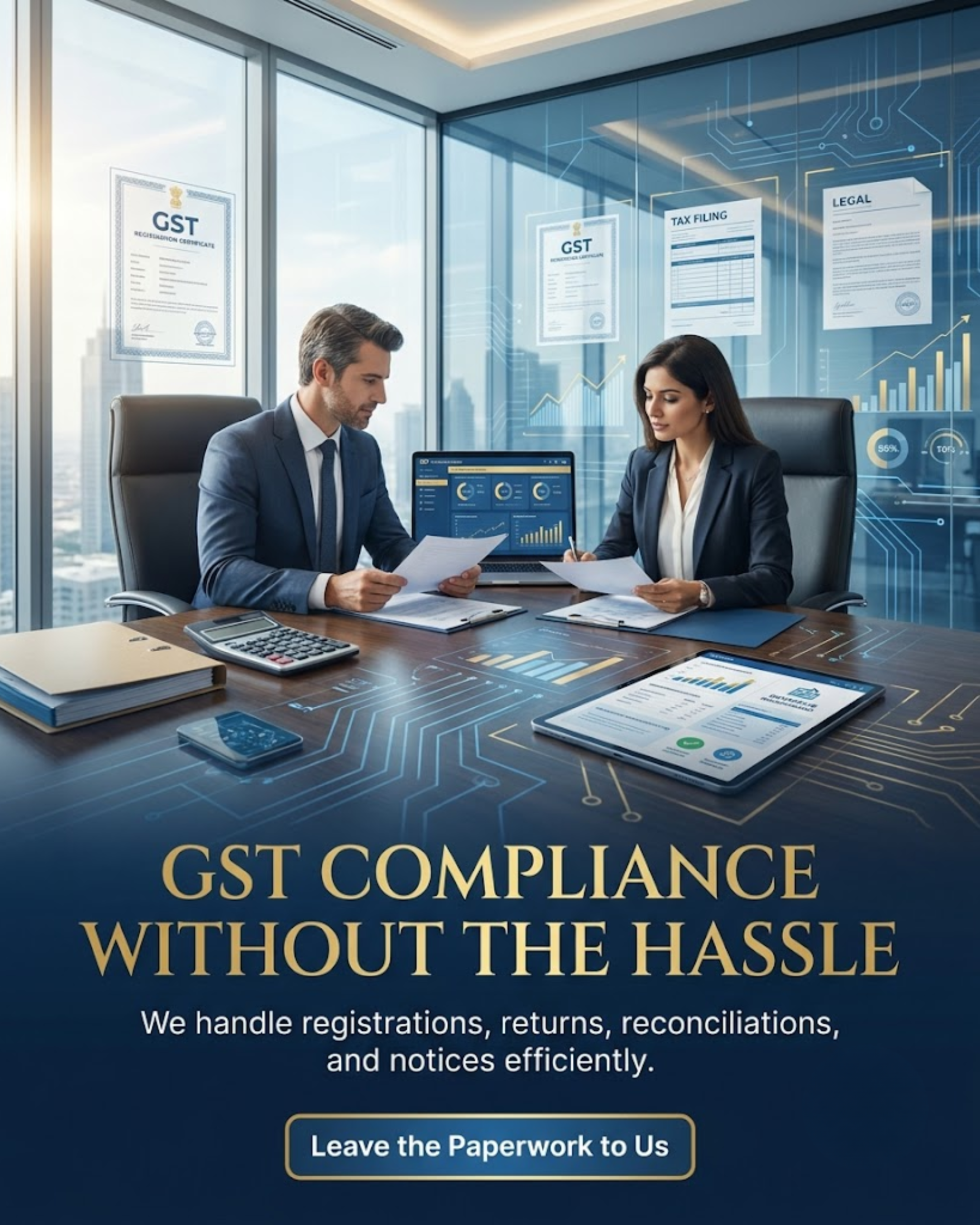 Service Package Campaigns content for CA_GST social media automation