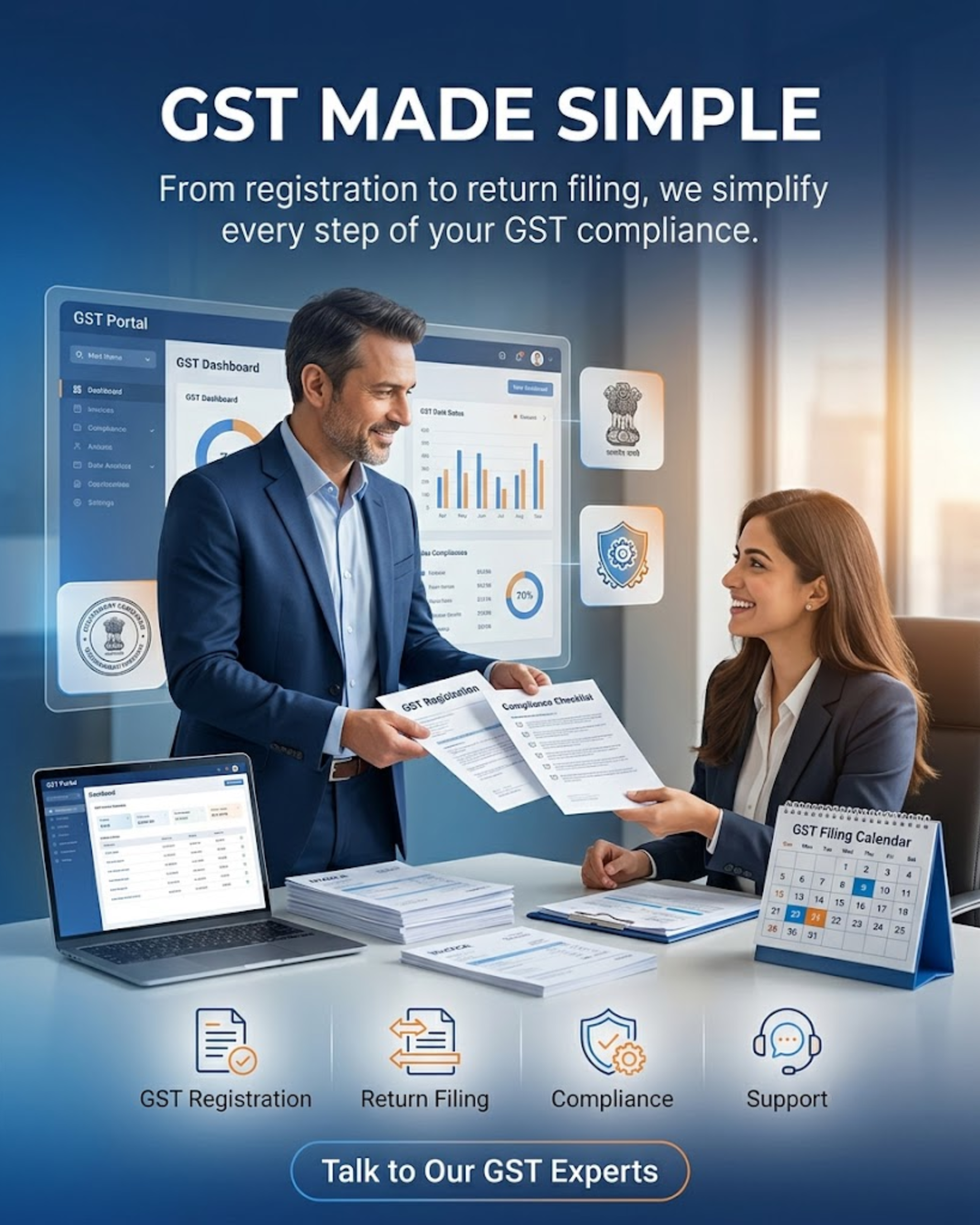 Service Package Promotion content for CA_GST social media automation