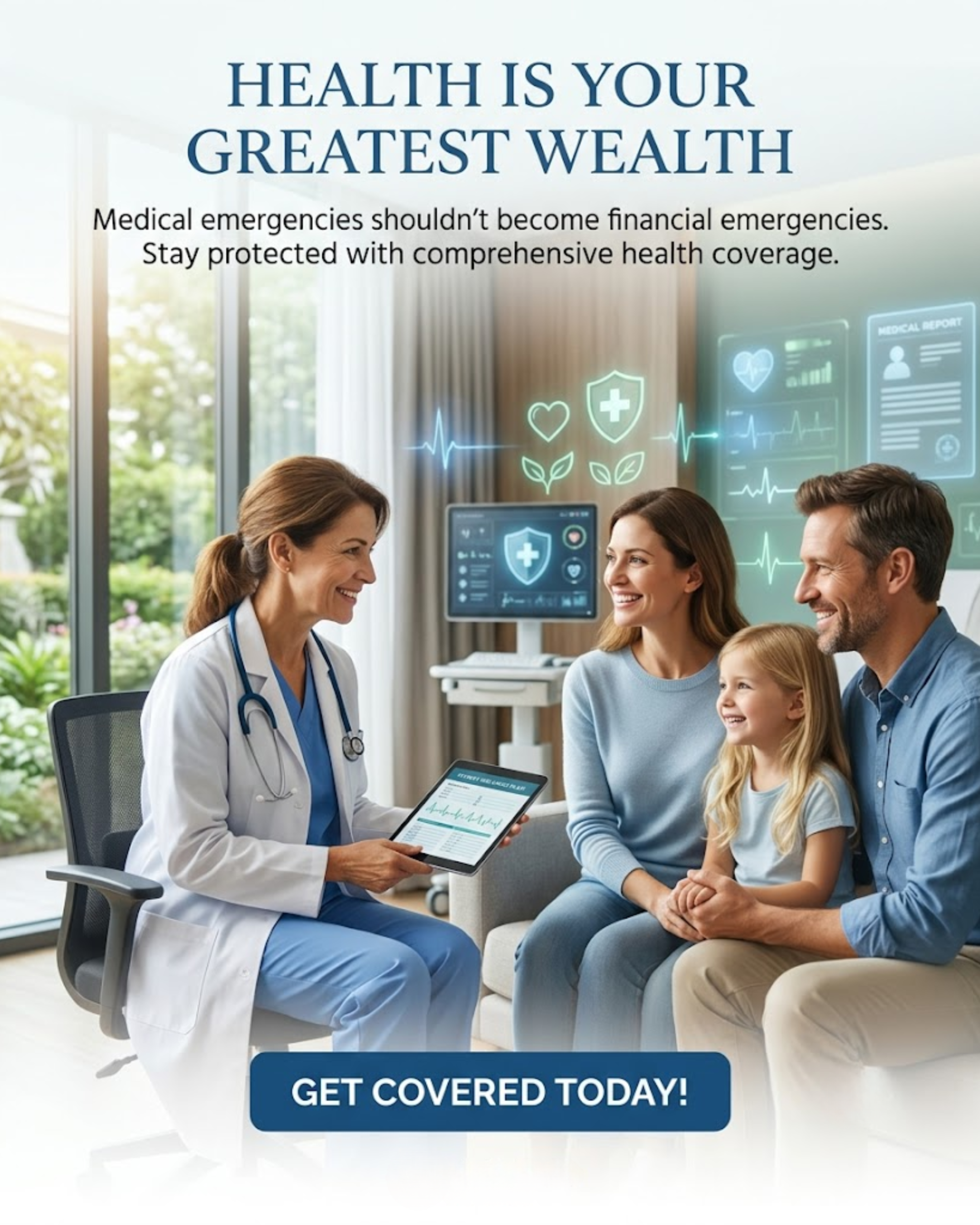 Insurance Advisory Promotion content for social media automation