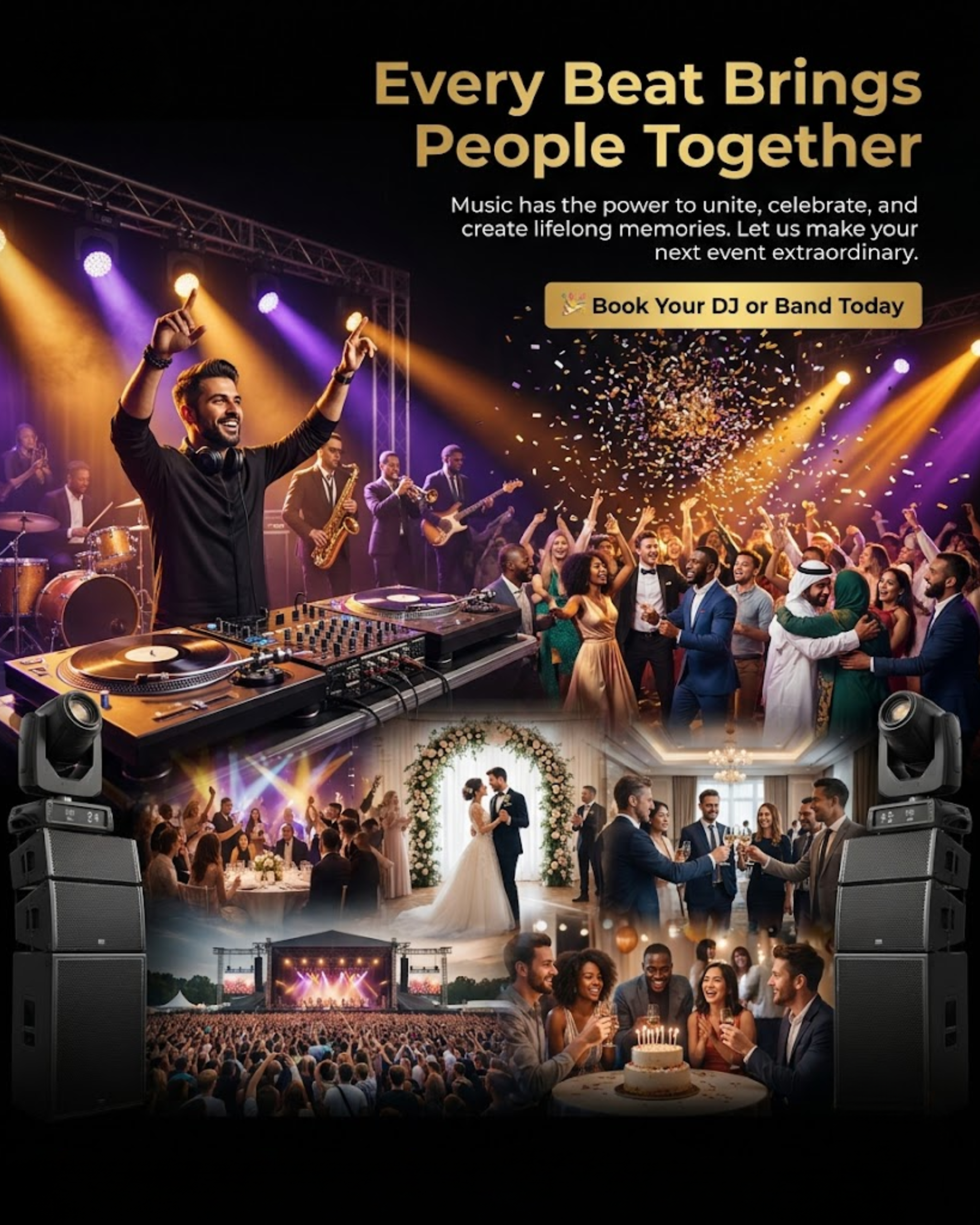 Hiring DJ and Live Band performance teaser