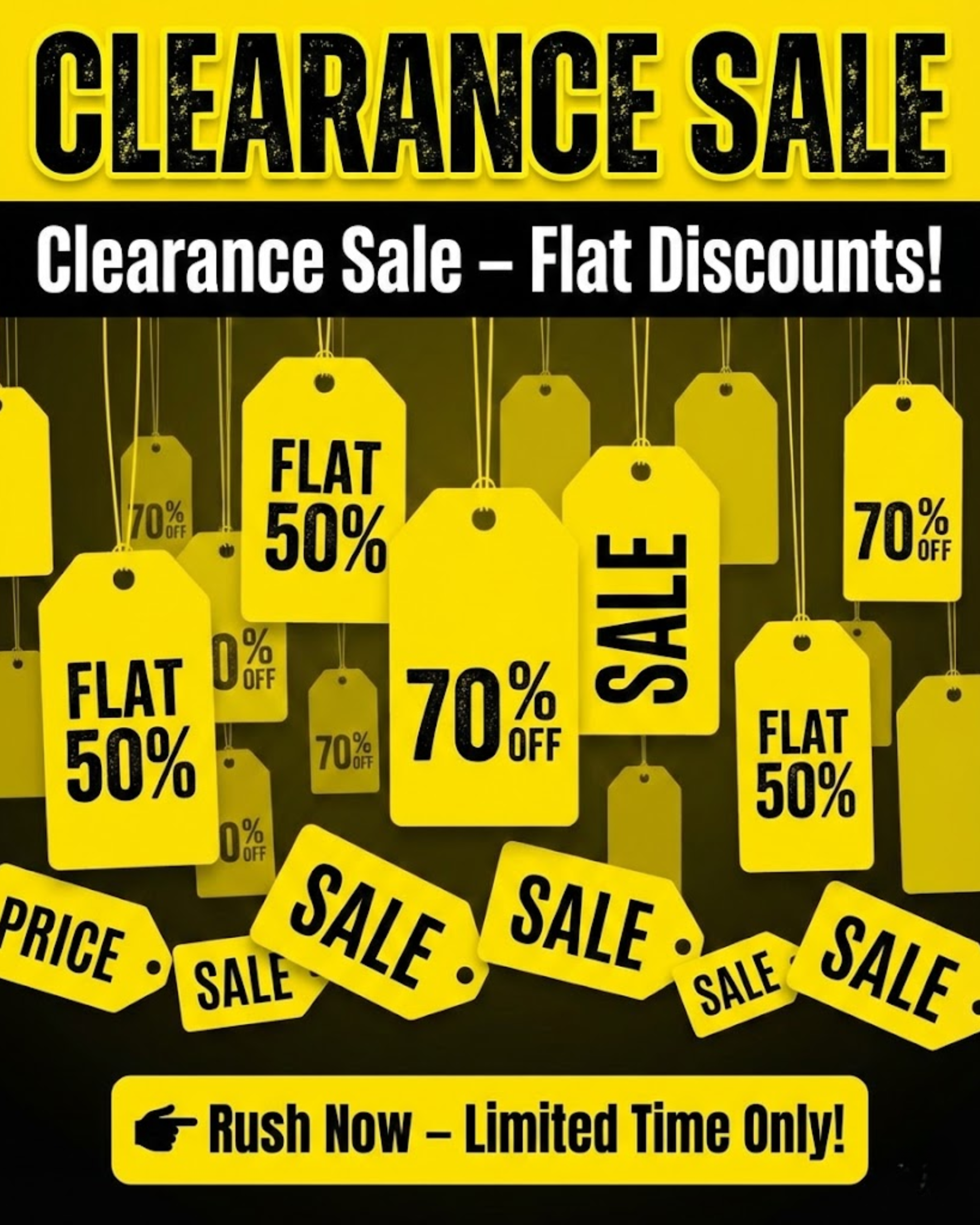 Clearance sale content for home appliances social media automation