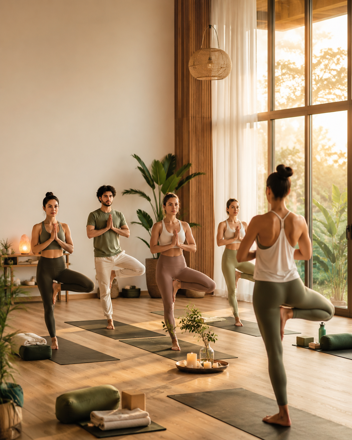 Meditation session content for yoga centre social media automation