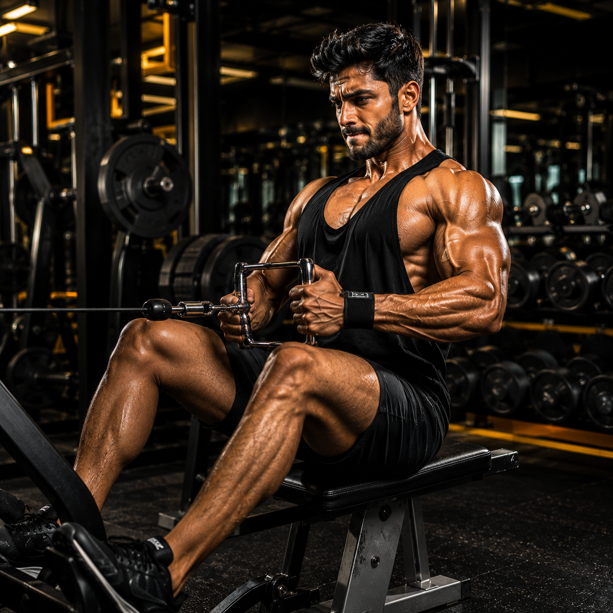 Trainer highlight content for gym social media automation