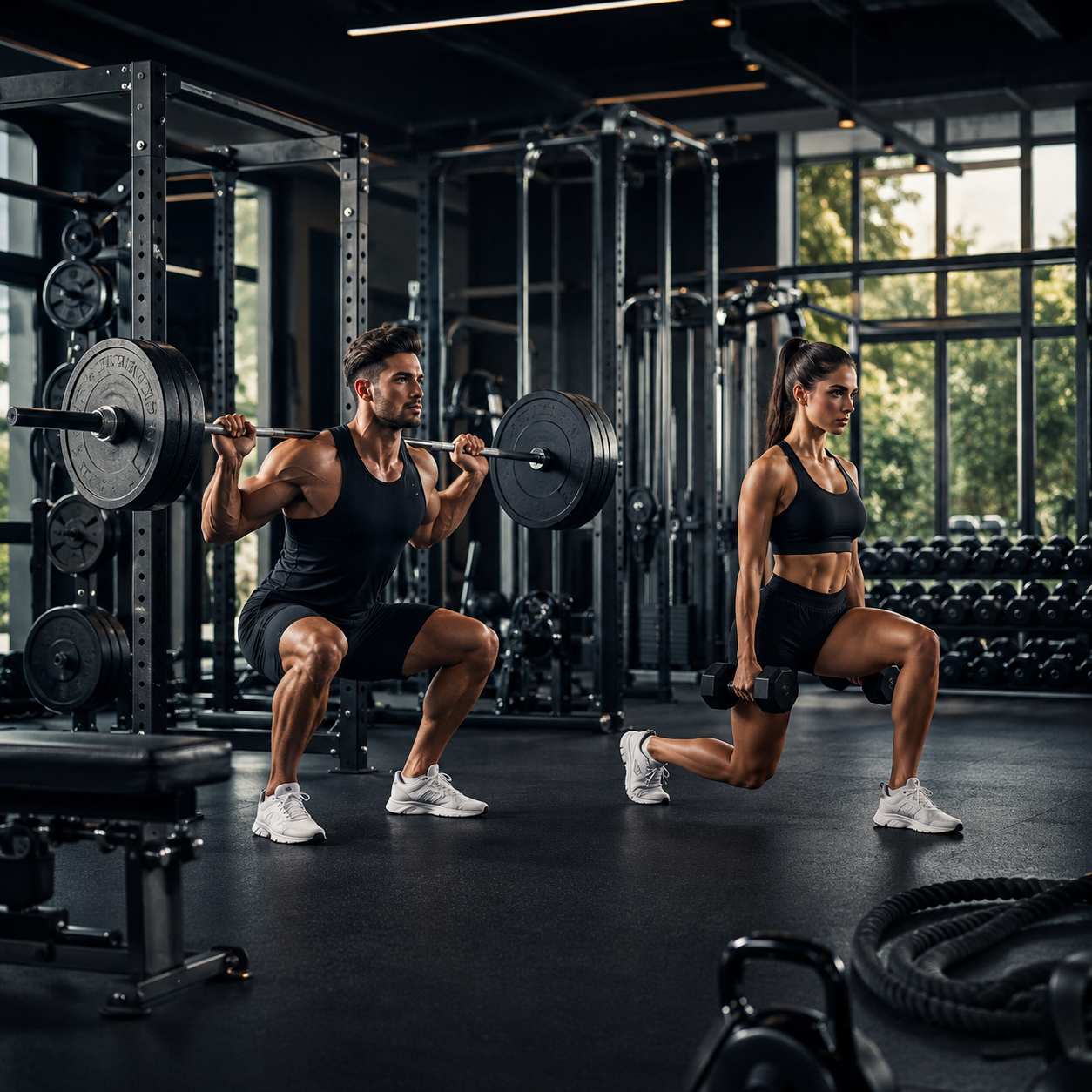 Workout clips content for gym social media automation