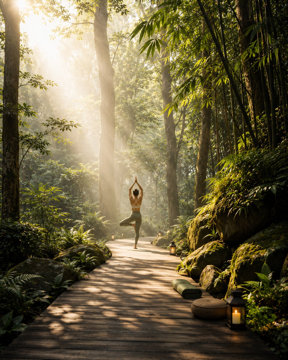 Member transformation content for yoga centre social media automation