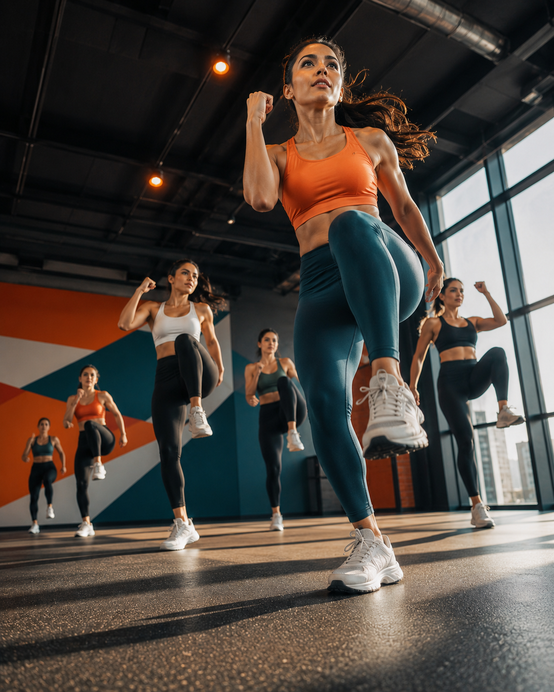 Zumba Aerobic Studio interior content for zumba aerobic studio social media automation