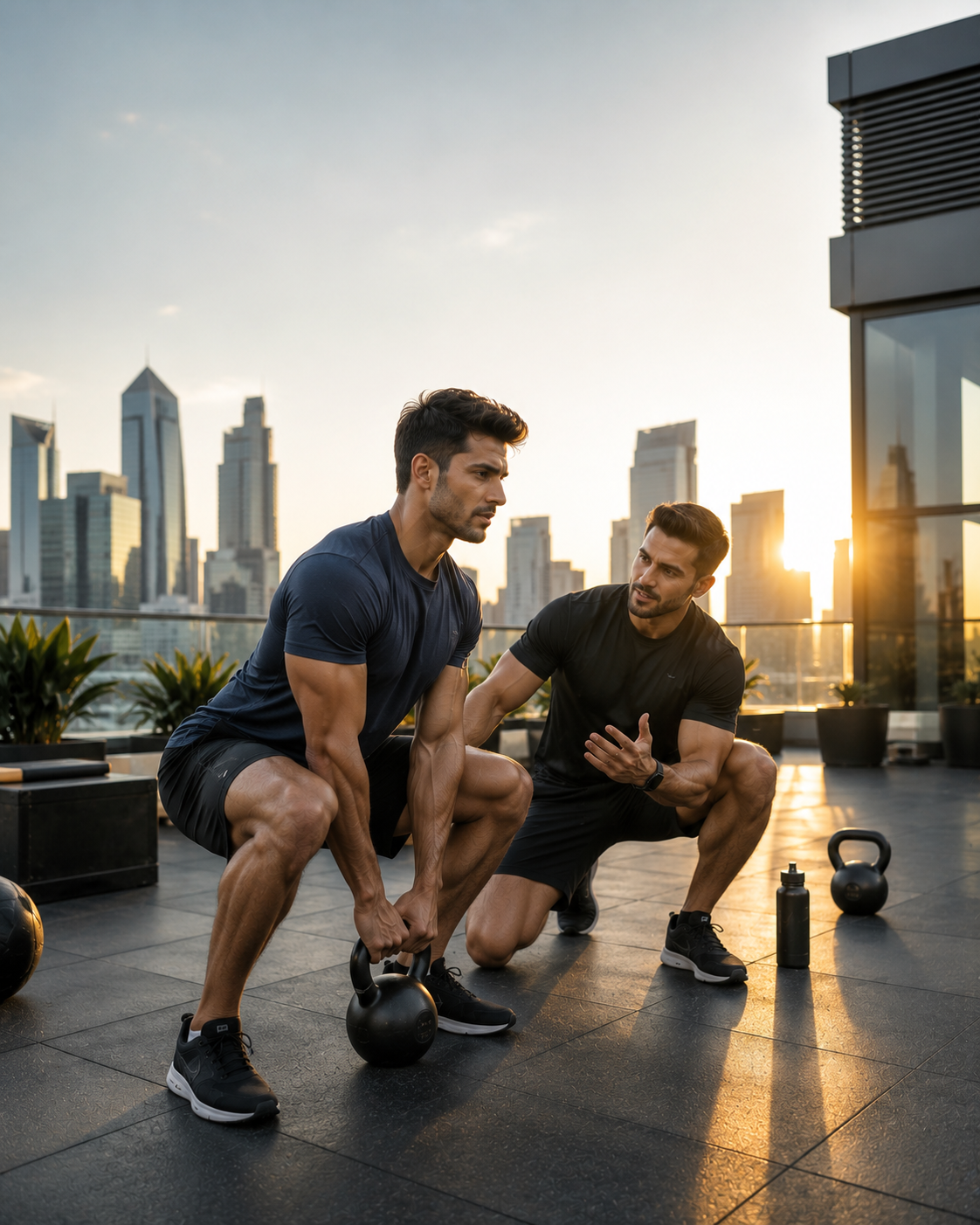 Fitness gear content for crossfit gym social media automation