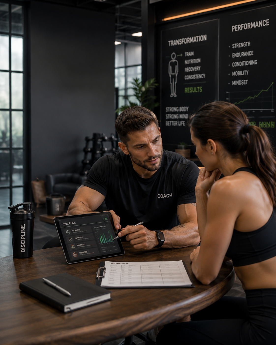 Fitness workout content for crossfit gym social media automation