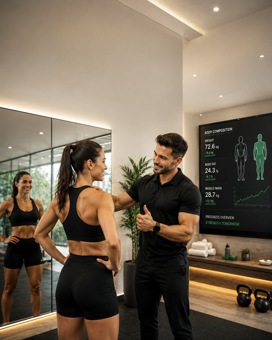 Gym ambience content for crossfit gym social media automation