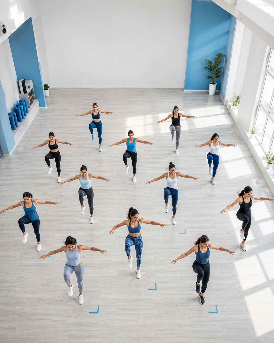 Weekend offer content for zumba aerobic studio social media automation