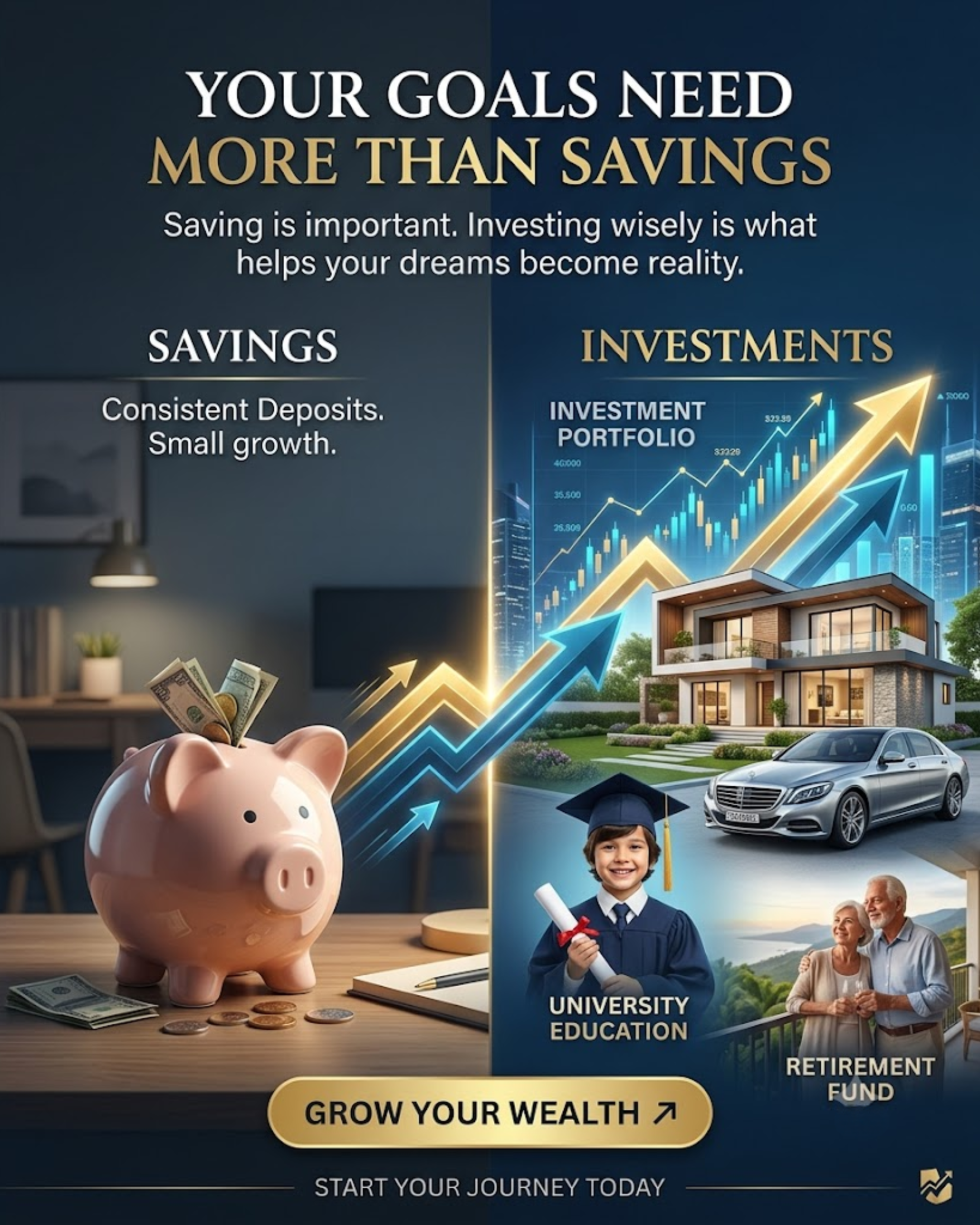 Market Analysis Posts content for Mutual Fund Advisory social media automation