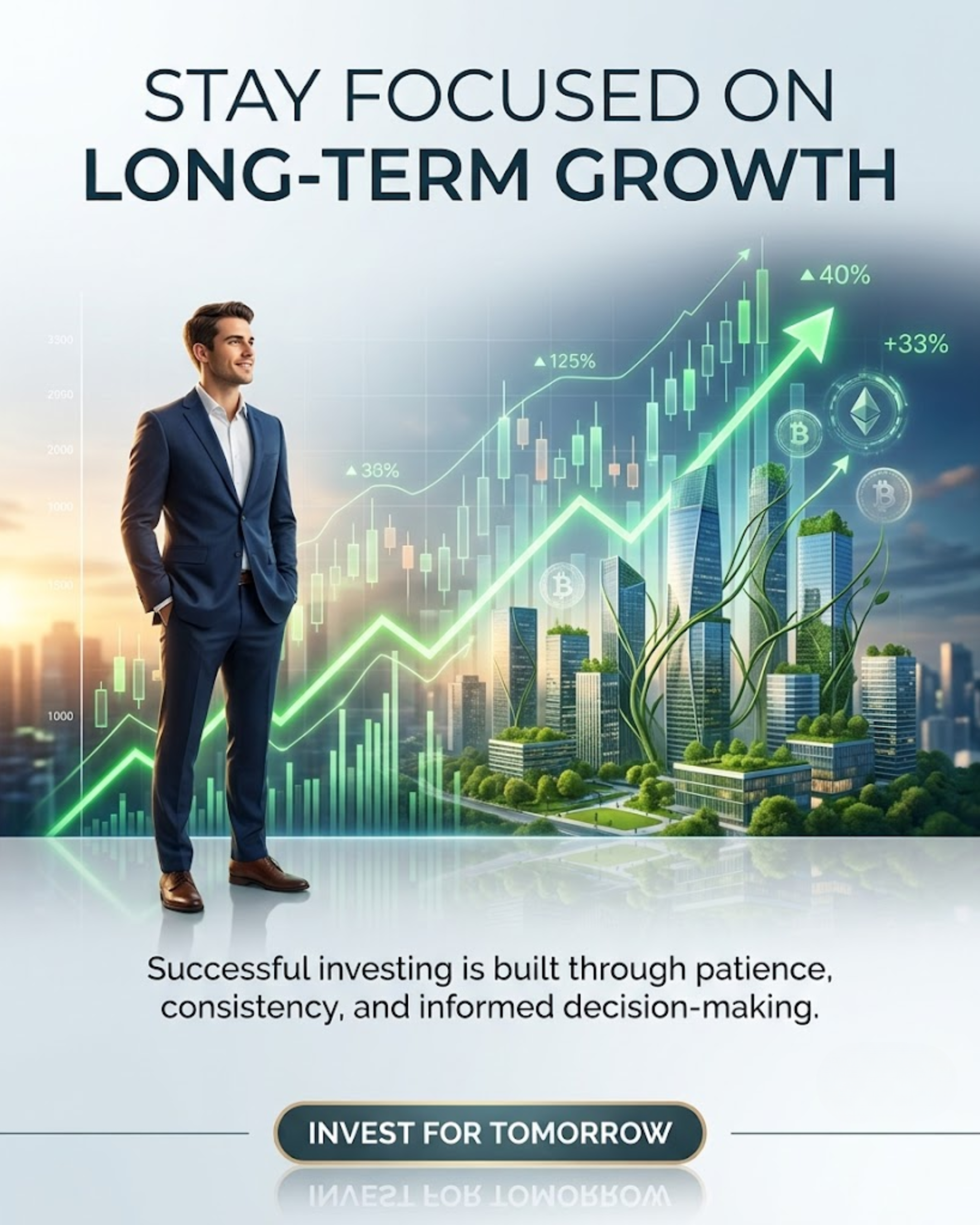 Market Analysis Posts content for Stock & Crypto Trading social media automation