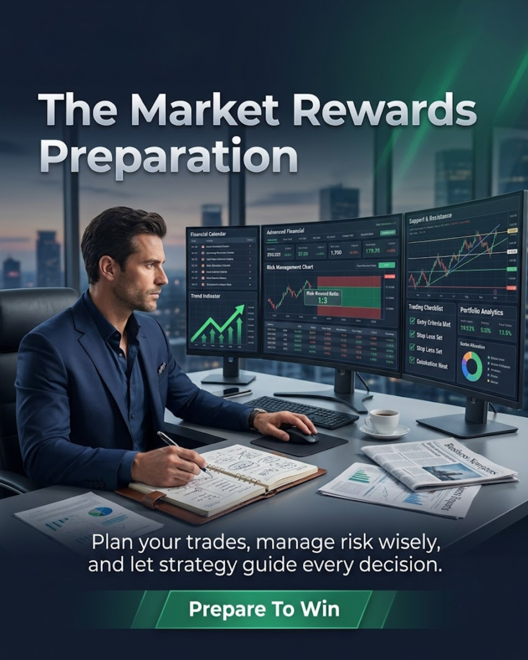 Stock & Crypto Trading digital marketing and automated content posting