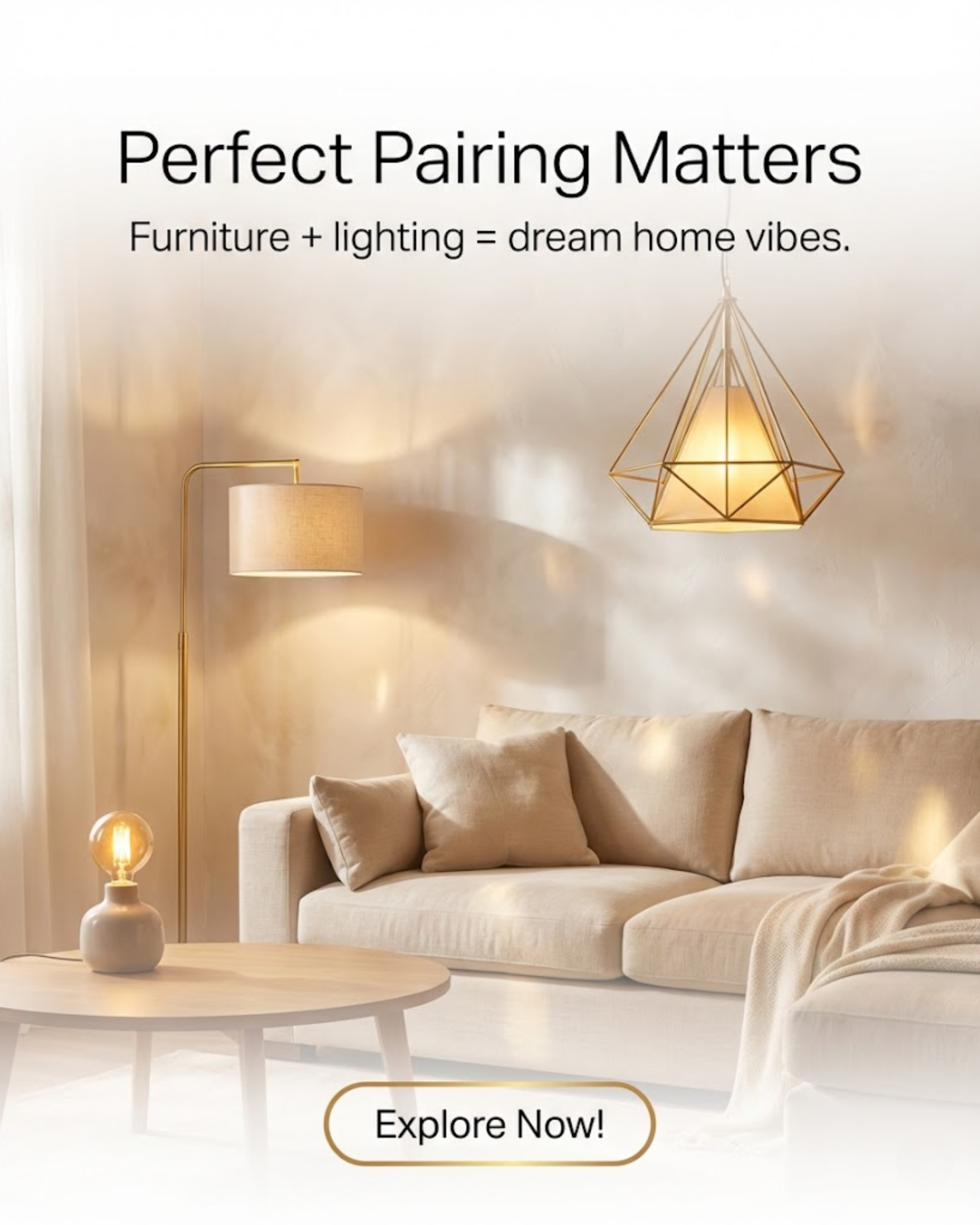 Cozy furniture showroom content for furniture store social media automation