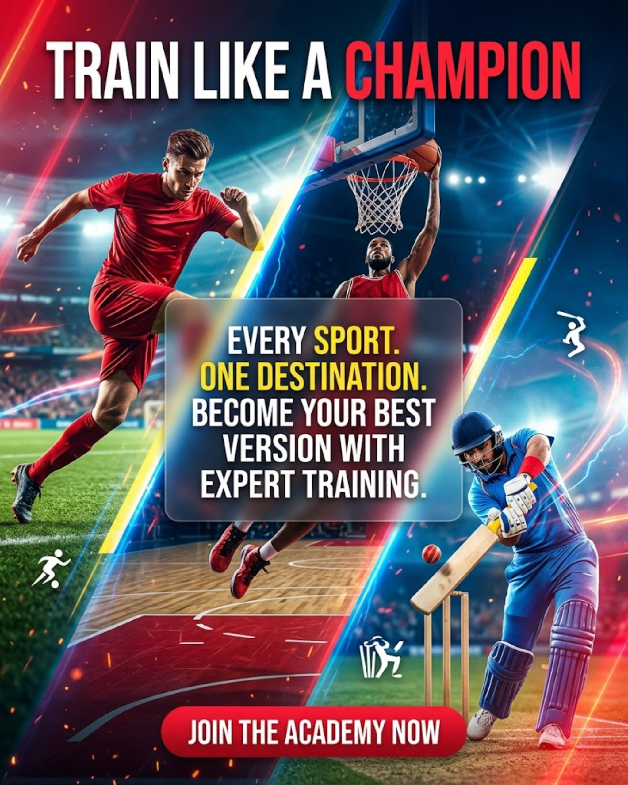 Training highlights content for sports academies