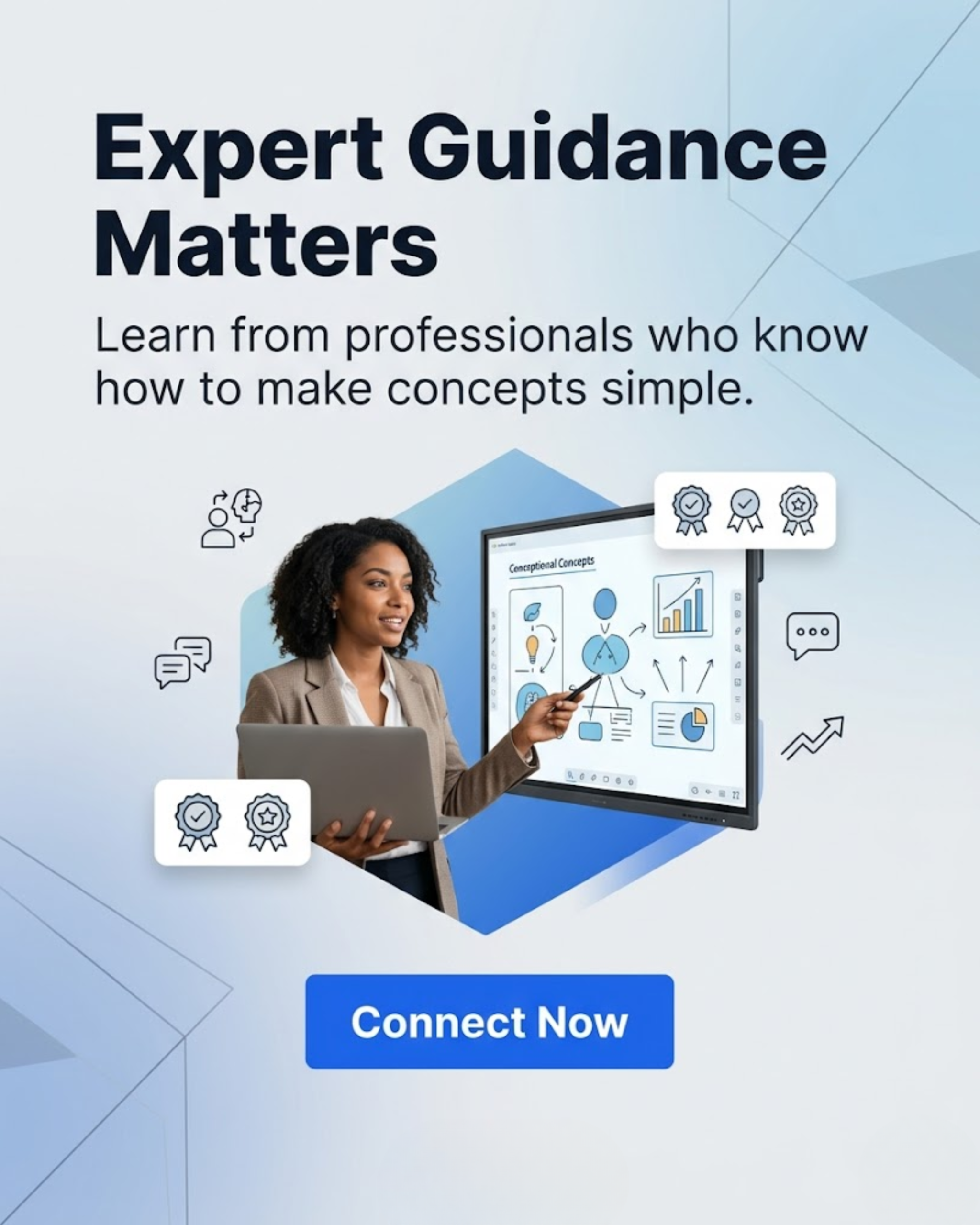 Cozy online tutor interior promoted through automated social media content