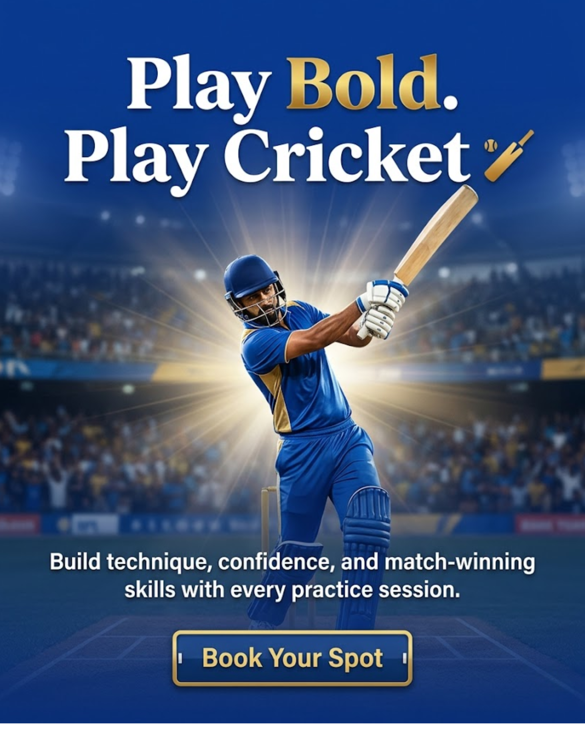 Camp and program launch content for sports academies
