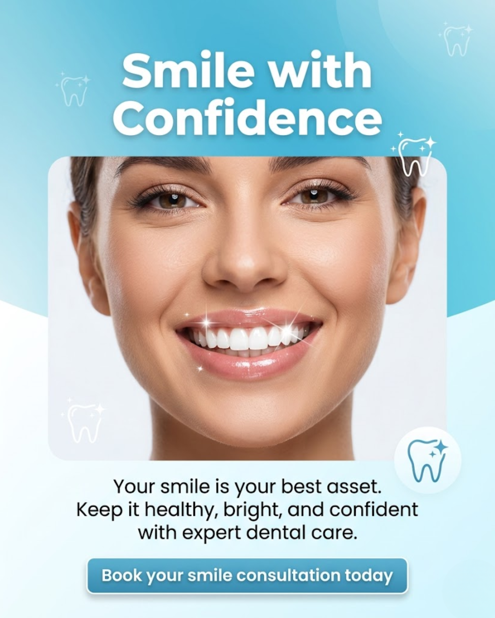 Dental implantology teeth restoration treatments for dentist social media automation
