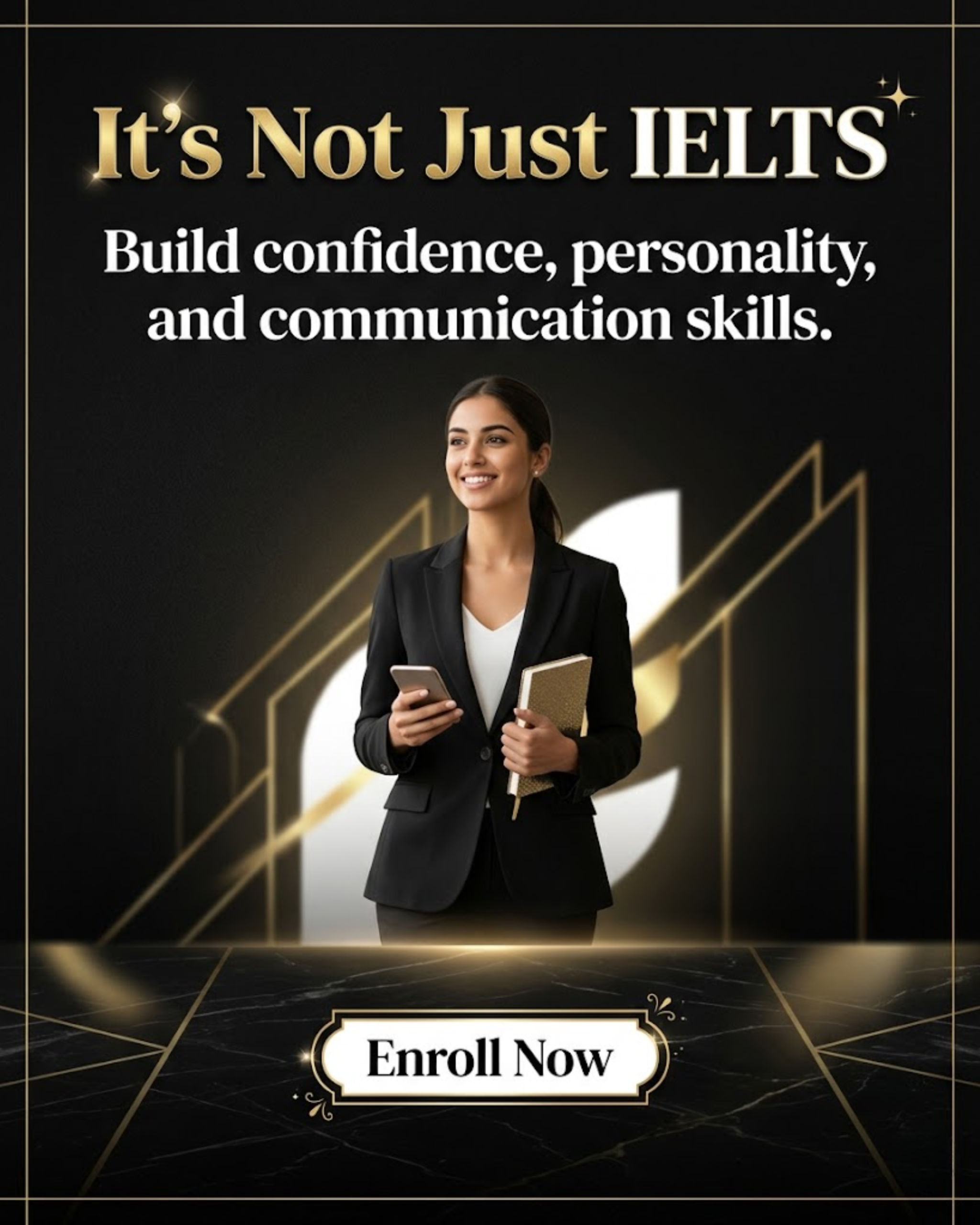 Mock test offer content for IELTS social media automation