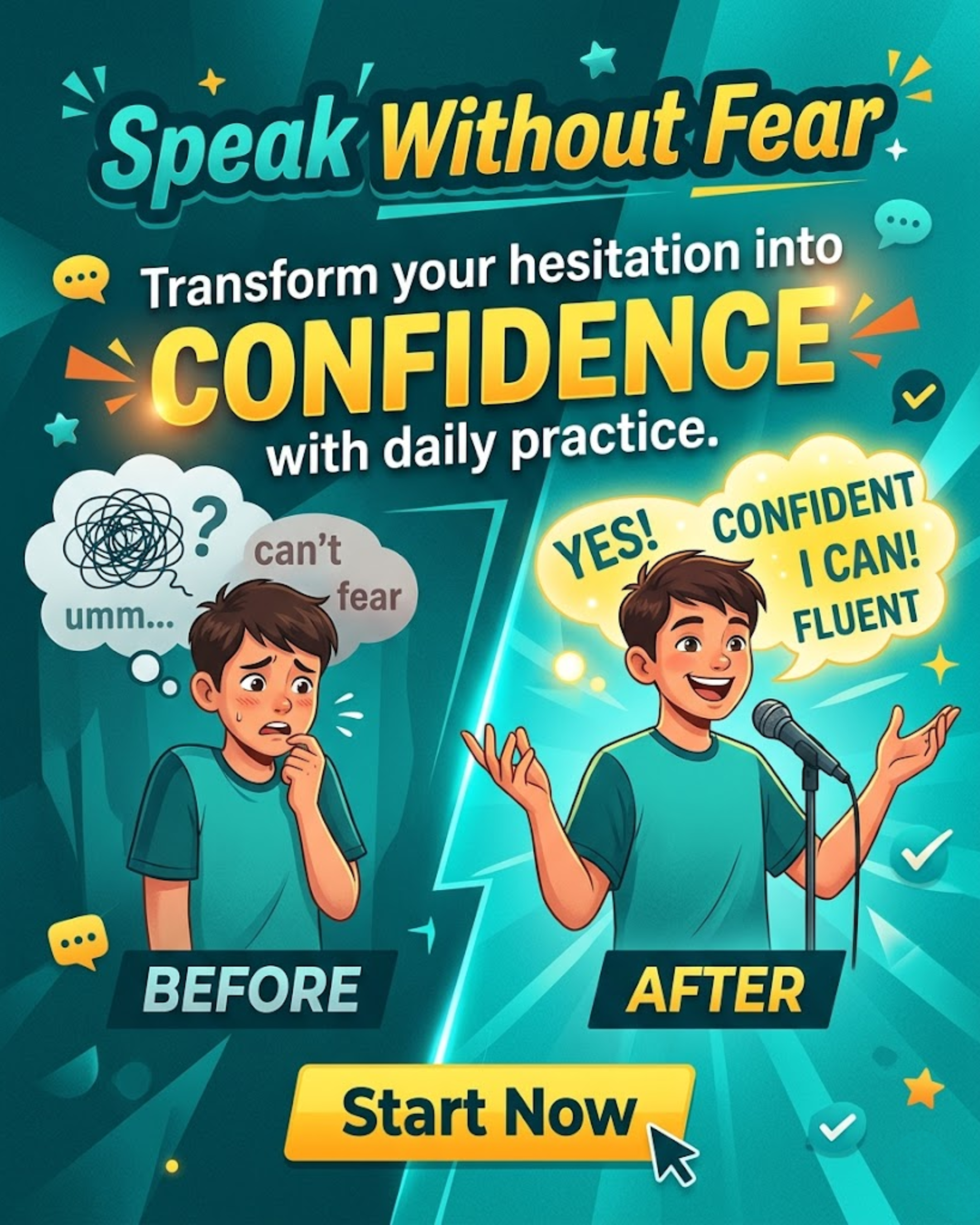 Listening practice content for IELTS social media automation