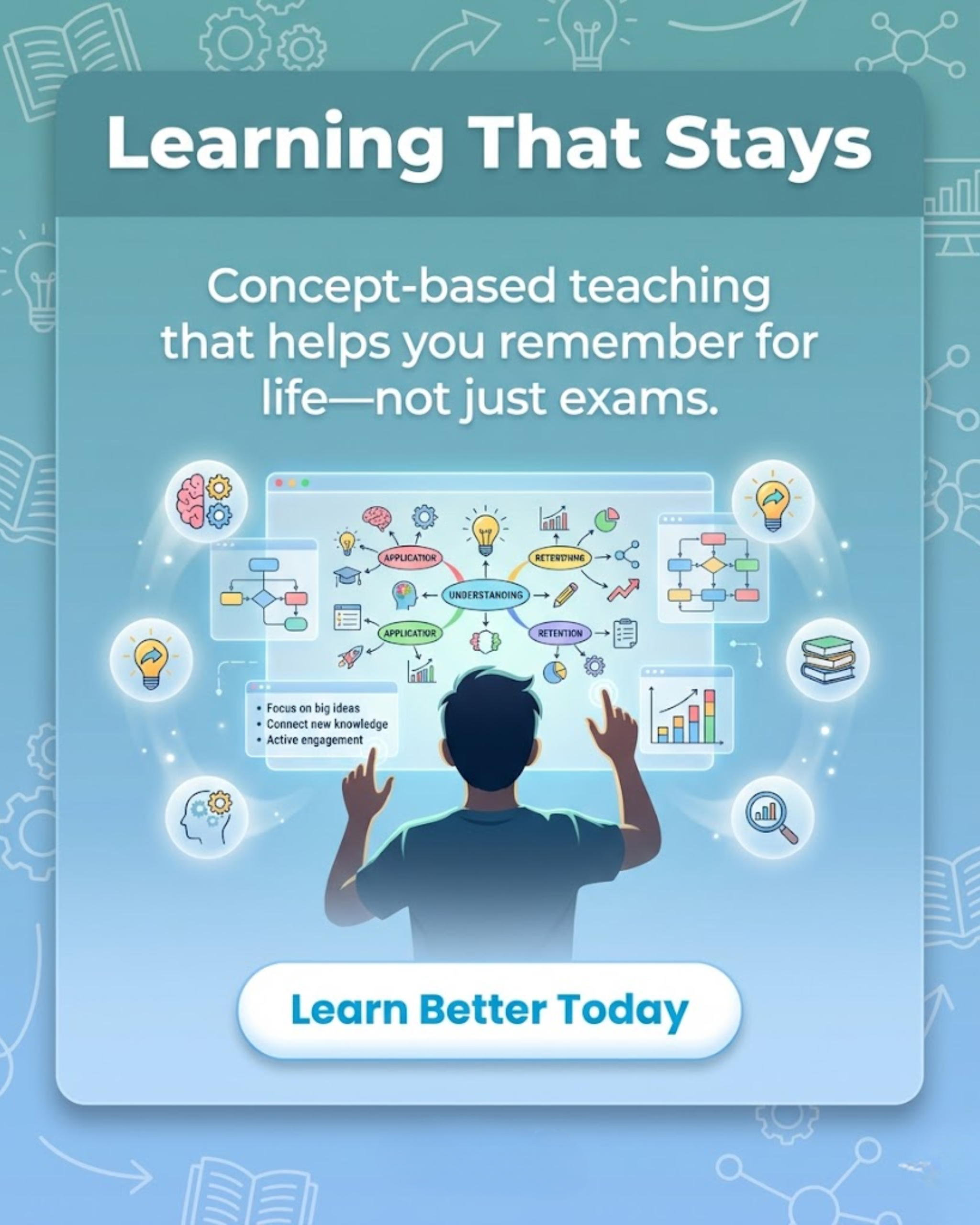 Online Tutor interior content for tutor social media automation