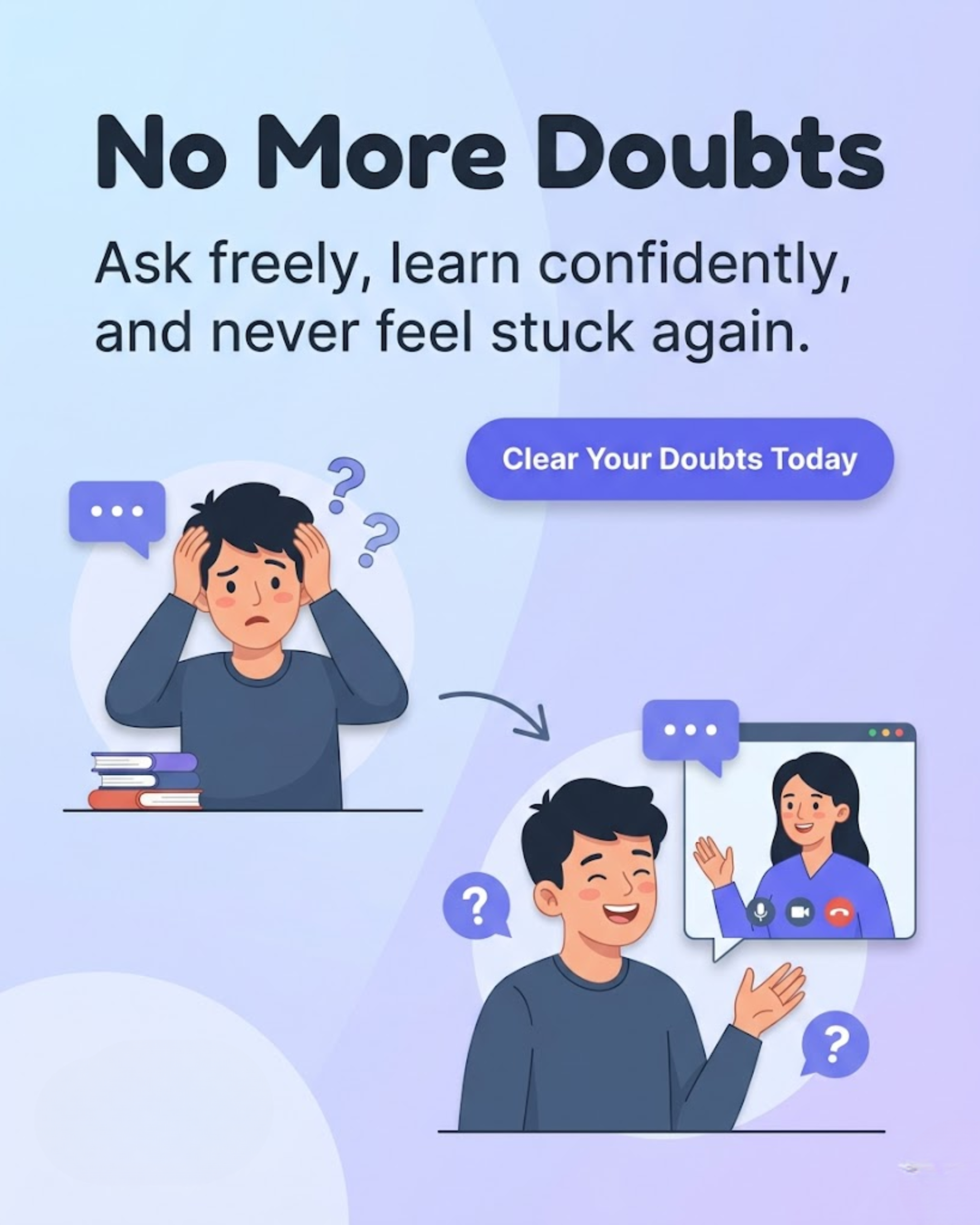 Educational content for tutor social media automation