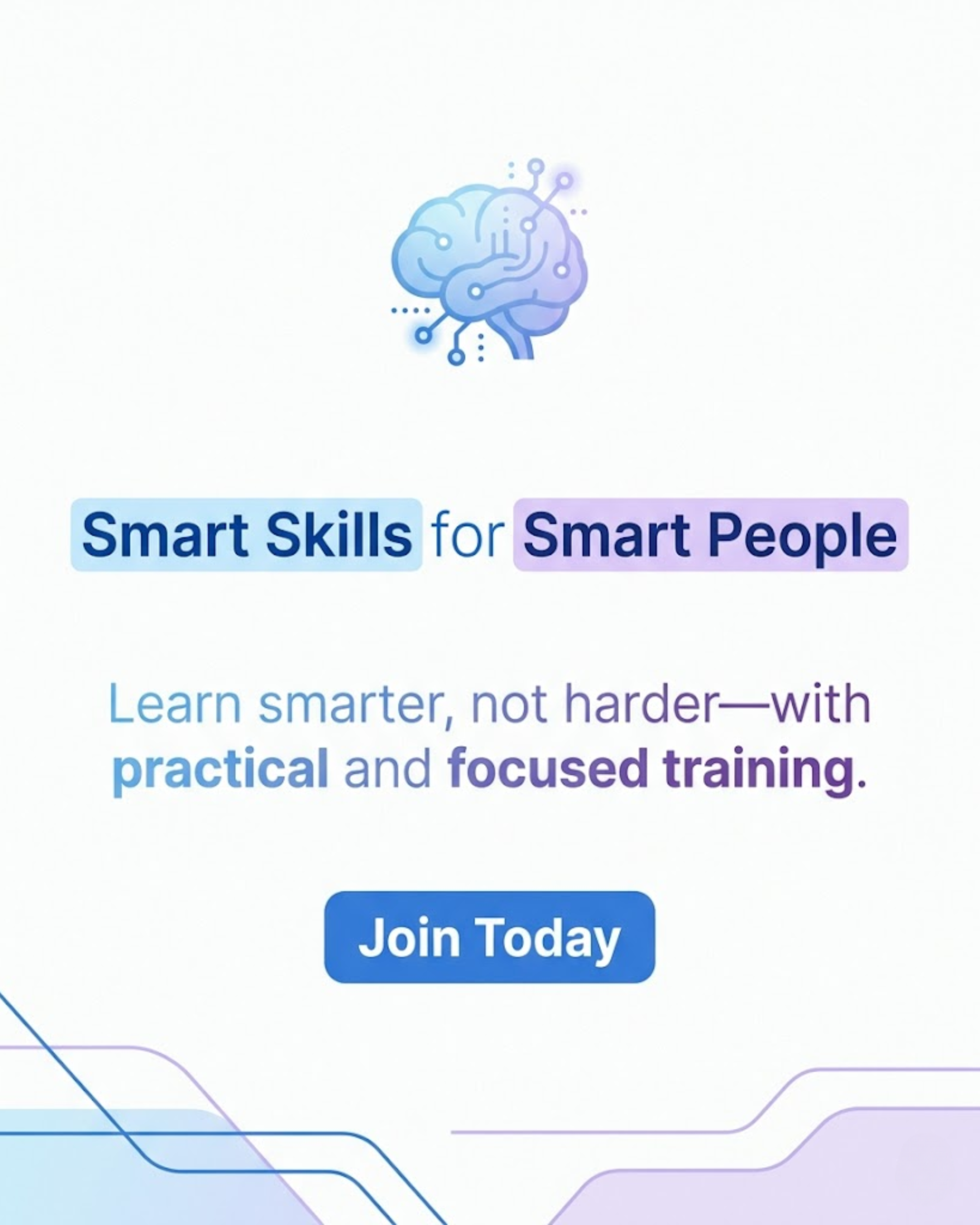 Training Centers interior content for training center social media automation