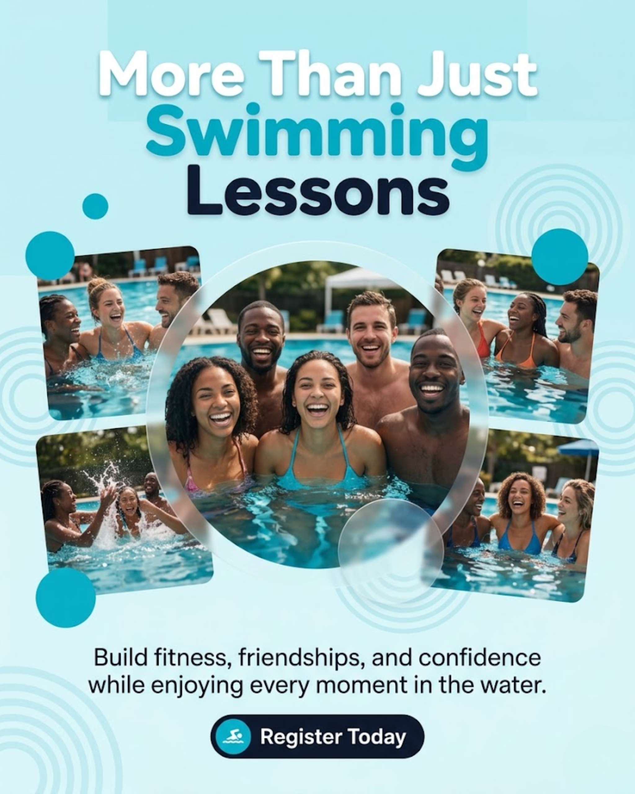 Community swim class session