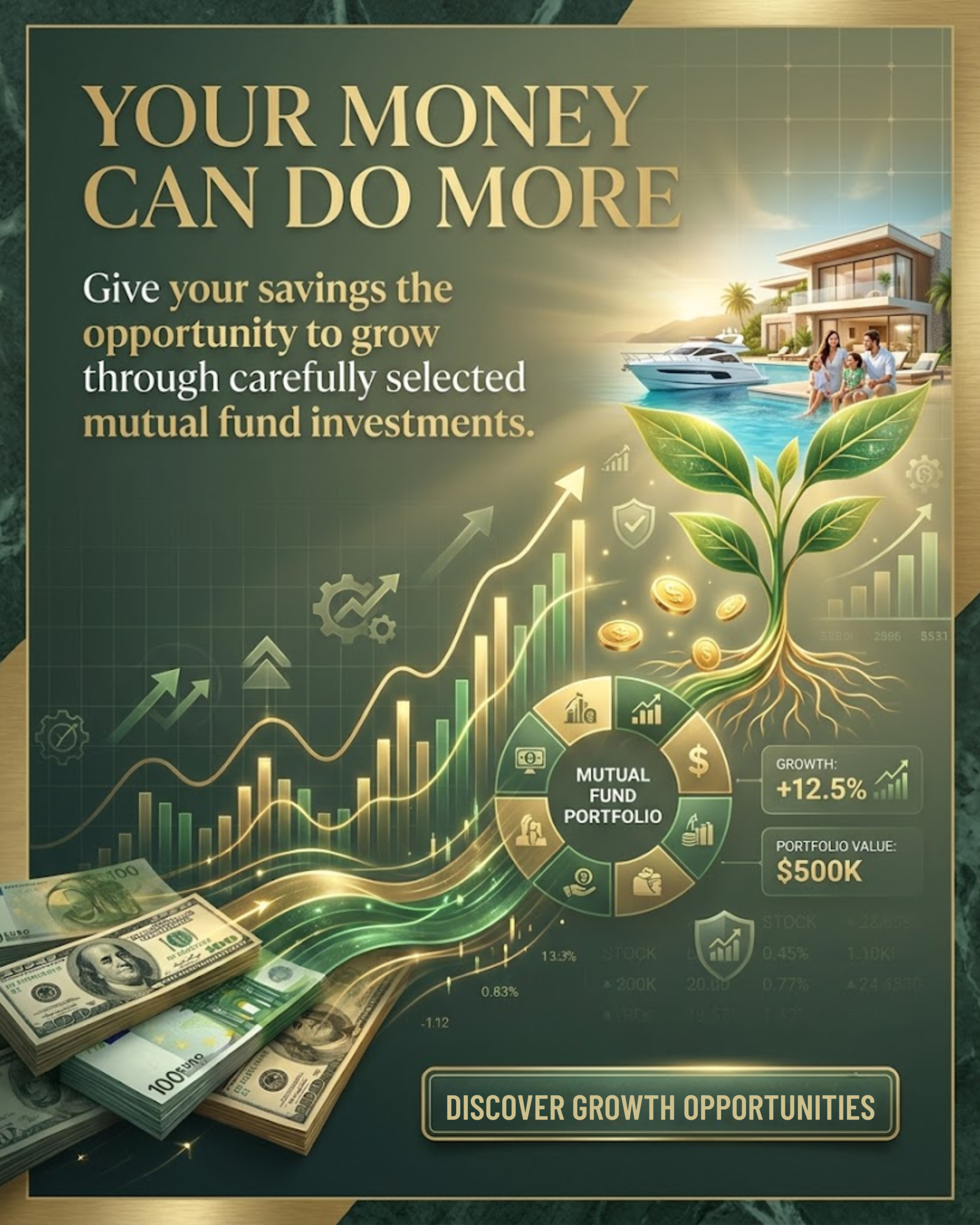 Financial Goal Campaigns content for Mutual Fund Advisory social media automation