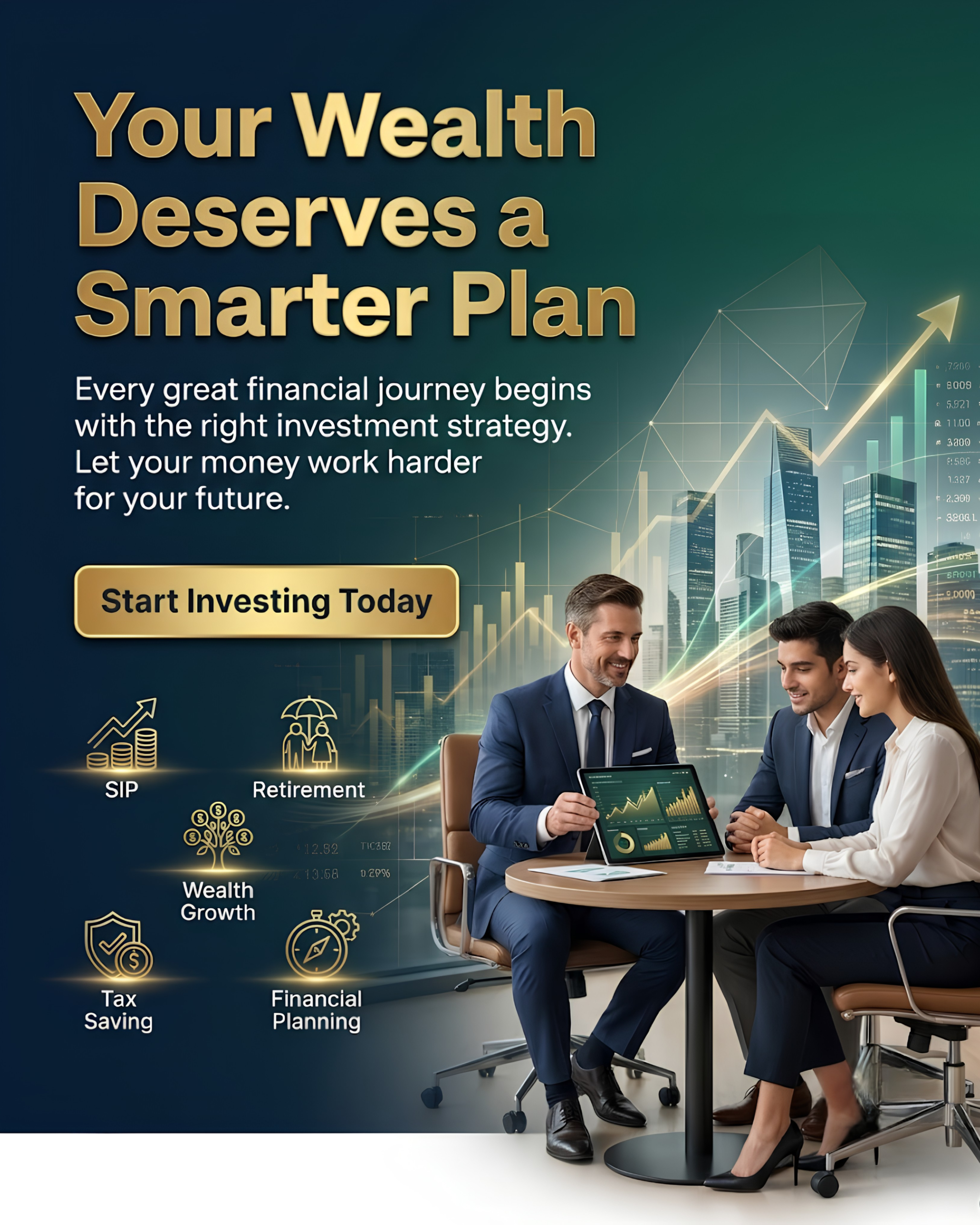 Retirement Plan Promotion content for Mutual Fund Advisory social media automation